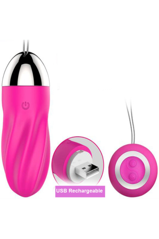 ARMONY - TELECOMANDO UOVO VIBRANTE SWEETY SPIRAL ROSA