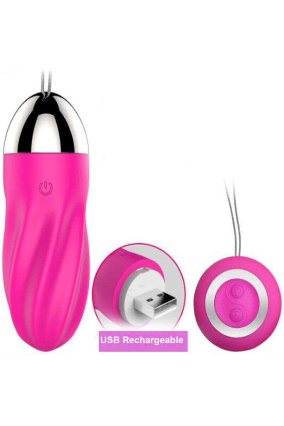 ARMONY - TELECOMANDO UOVO VIBRANTE SWEETY SPIRAL ROSA