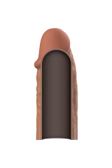 VIRILXL - ESTENSIONE DEL PENE IN SILICONE LIQUIDO V3 MARRONE