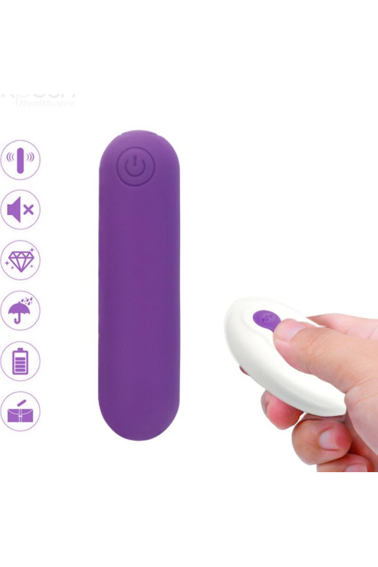 ARMONY - SPLASH JOLINE VIBRATORE BULLET IN SILICONE TELECOMANDO 10 VIBRAZIONI 6.5 X 1.5 CM VIOLA