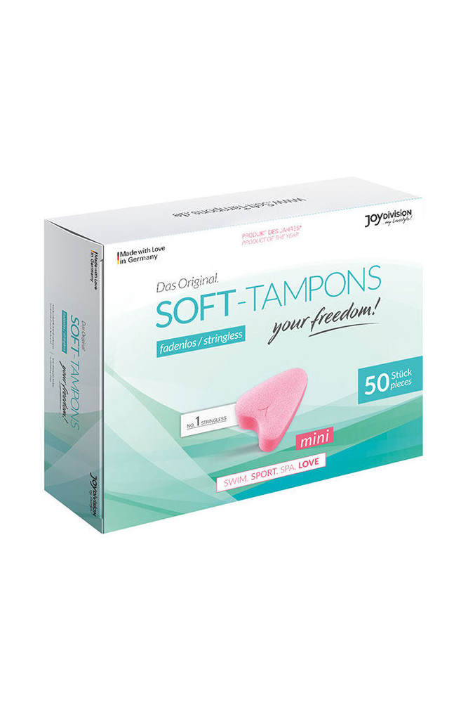 JOYDIVISION SOFT-TAMPONS - TAMPONI MORBIDI ORIGINALI MINI X 50 UNITÀ