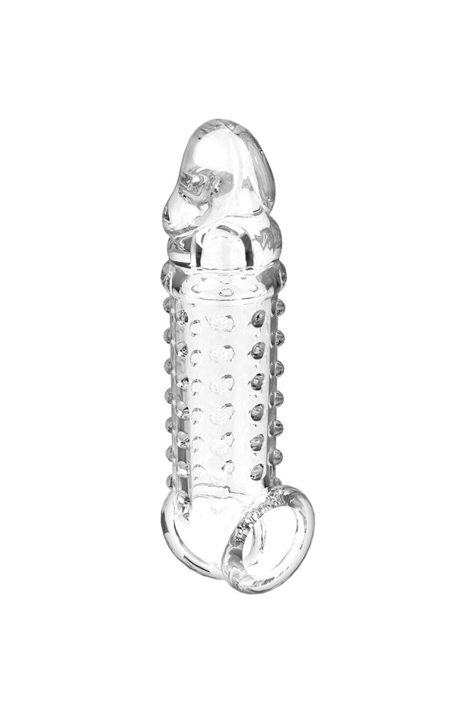 VIRILXL - ESTENSIONE E GUAINA PER PENE V11 TRASPARENTE