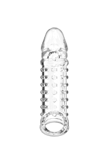 VIRILXL - ESTENSIONE E GUAINA PER PENE V11 TRASPARENTE