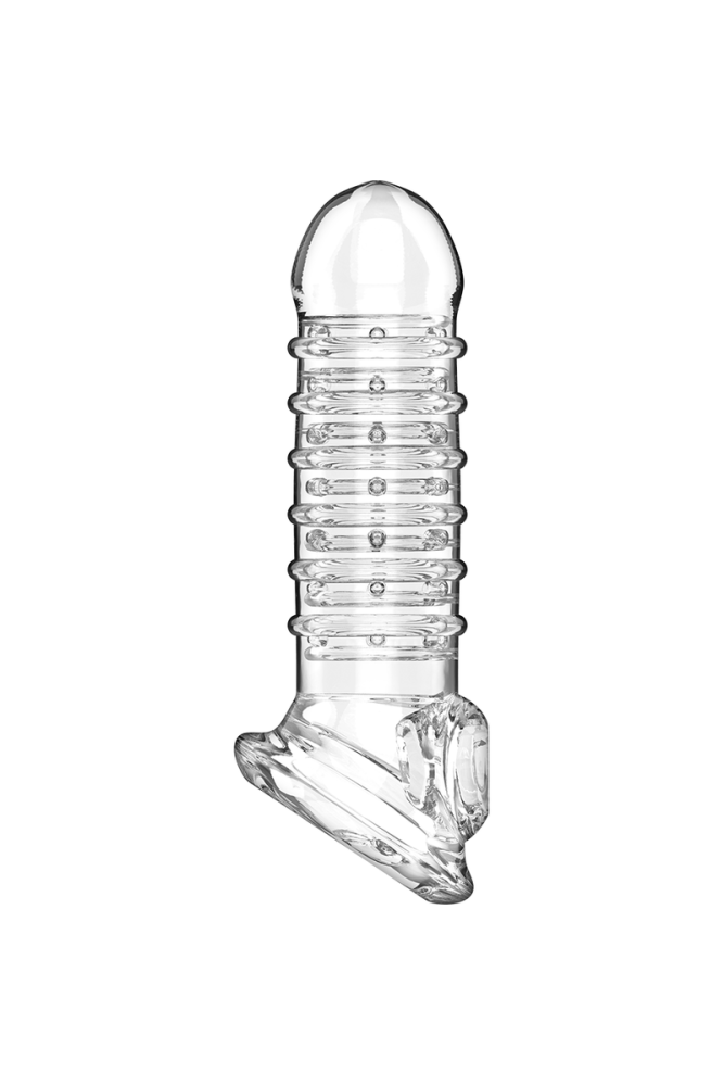 VIRILXL - ESTENSIONE E GUAINA PER PENE V15 TRASPARENTE