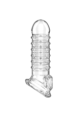 VIRILXL - ESTENSIONE E GUAINA PER PENE V15 TRASPARENTE