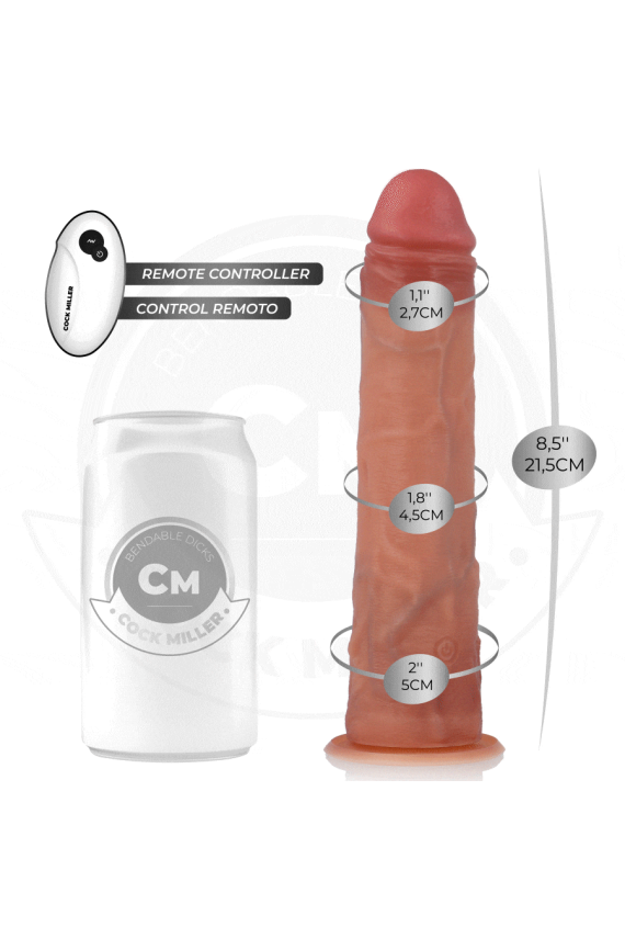 COCK MILLER - DILDO IPERREALISTICO CON VENTOSA E SPINTA CON TELECOMANDO 21