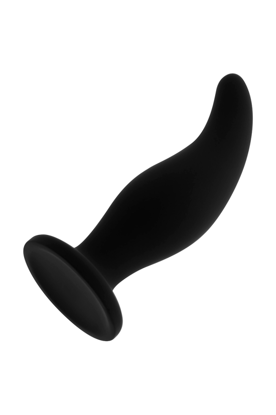 OHMAMA - PLUG ANALE CURVO IN SILICONE P-POINT 12 CM