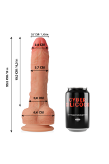 CYBER SILICOCK - CONNOR SILICONE LIQUIDO MORBIDO ULTRA REALISTICO 20.5 CM -O- 3.7 CM