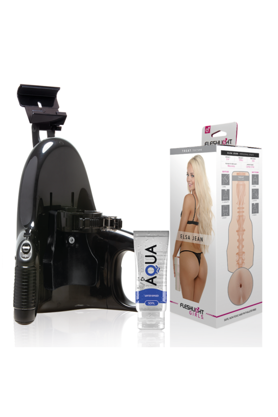 FLESHLIGHT - ELSA JEAN VAGINA TASTY + LANCIO UNIVERSALE + LUBRIFICANTE AQUA QUALITÀ 50 ML