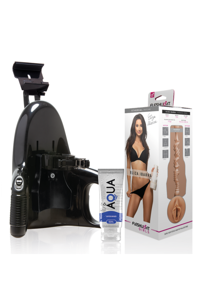 FLESHLIGHT - ELIZA IBARRA VAGINA + LANCIO UNIVERSALE + LUBRIFICANTE AQUA QUALITÀ 50 ML