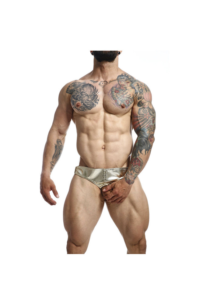 MOB - DNGEON JOCKSTRAP ANELLO PER IL PENE DORATO TAGLIA UNICA