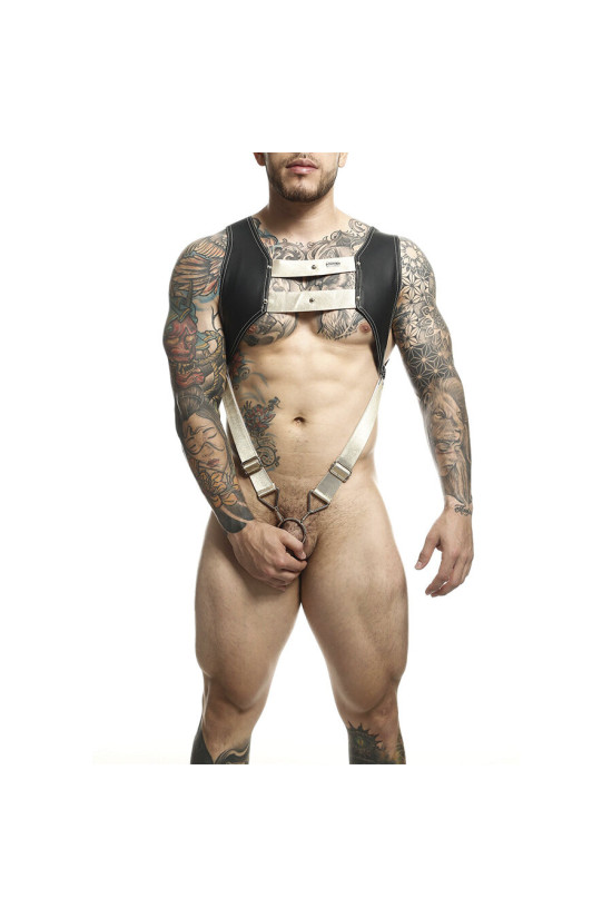 MOB - IMBRACATURA DNGEON CON ANELLO PER PENE DORATO TAGLIA UNICA