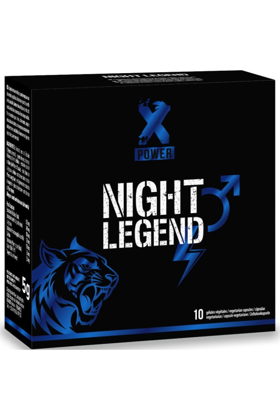 XPOWER - NIGHT LEGEND STIMOLANTE AD AZIONE RAPIDA PER EREZIONE E PRESTAZIONI 10 CAPSULE