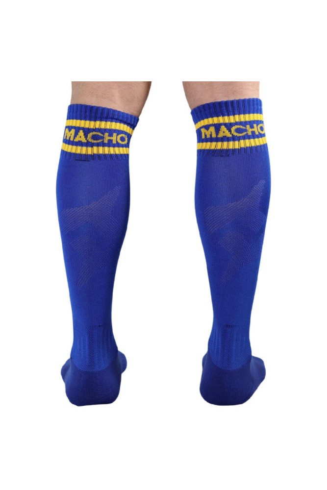 MACHO - CALZINO LUNGO TAGLIA UNICA BLU