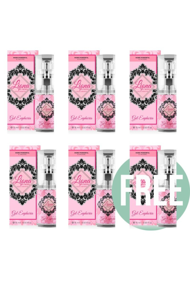 LIONA BY MOMA - VIBRATORE LIQUIDO EUPHORIA GEL 15 ML 5+1 IN OMAGGIO