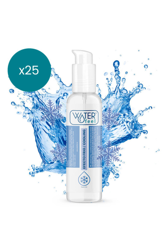 WATERFEEL - LUBRIFICANTE EFFETTO FREDDO 150 ML CONFEZIONE 25 UNITÀ