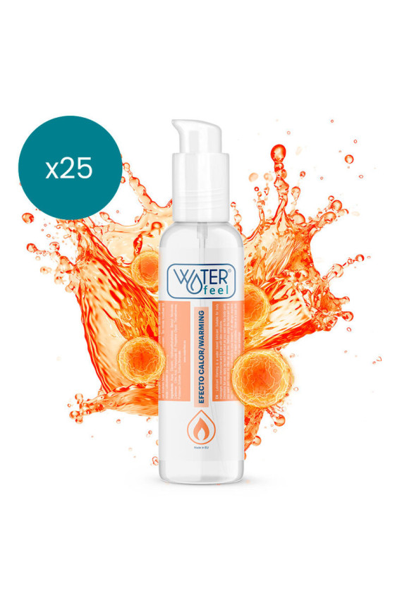 WATERFEEL - LUBRIFICANTE AD EFFETTO CALORE 150 ML CONFEZIONE 25 UNITÀ