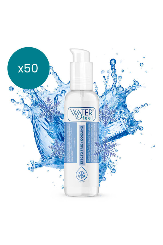 WATERFEEL - LUBRIFICANTE EFFETTO FREDDO 150 ML CONFEZIONE 50 UNITÀ