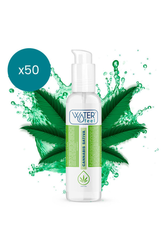 WATERFEEL - LUBRIFICANTE ALLA CANNABIS 150 ML CONFEZIONE 50 UNITÀ