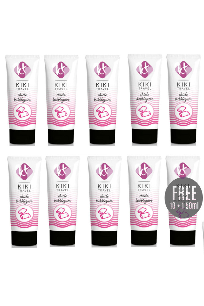 KIKÍ TRAVEL - LUBRIFICANTE GUSTO GUM 50ML 10+1 IN OMAGGIO