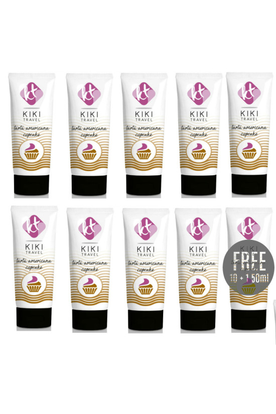 KIKÍ TRAVEL - LUBRIFICANTE CUPCAKE 50 ML 10 + 1 OMAGGIO