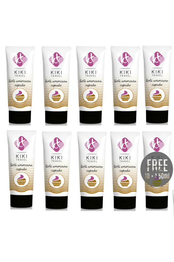 KIKÍ TRAVEL - LUBRIFICANTE CUPCAKE 50 ML 10 + 1 OMAGGIO