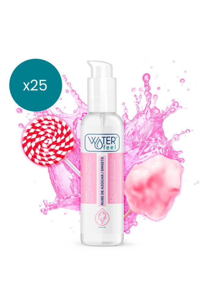 WATERFEEL - LUBRIFICANTE SUGAR CLOUD 175 ML CONFEZIONE 25 UNITÀ