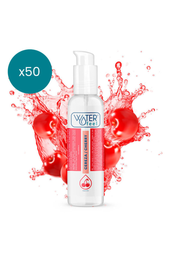 WATERFEEL - LUBRIFICANTE ALLA CILIEGIA 175 ML CONFEZIONE 50 UNITÀ