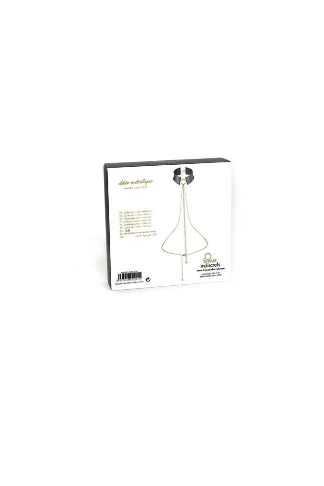 BIJOUX - DÉSIR MÉTALLIQUE COLLANA METALLICA NERA