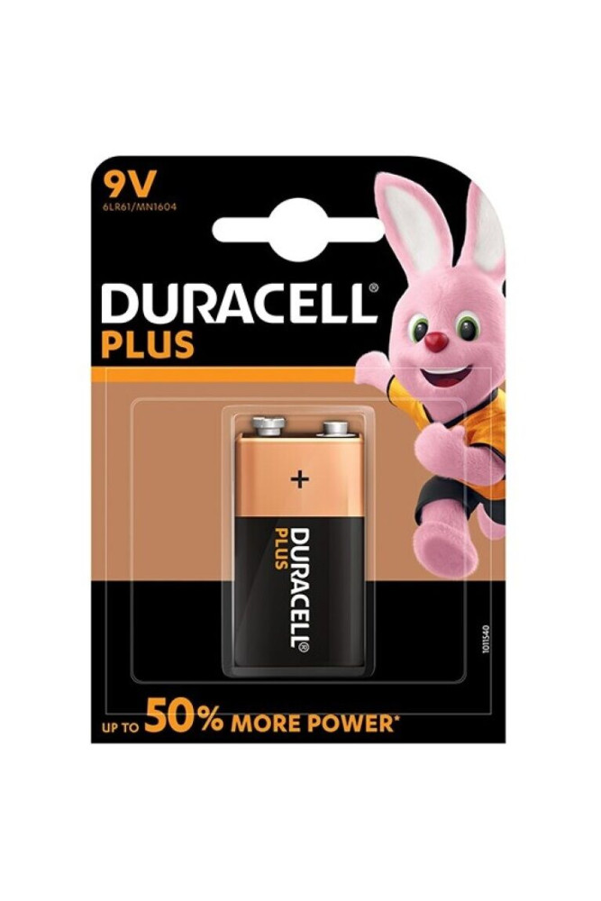 DURACELL - BATTERIA PLUS POWER 9V LR61 1UNIT