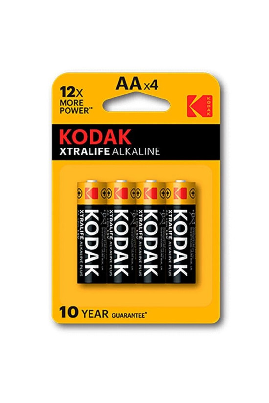 KODAK - BATTERIA ALCALINA XTRALIFE AA LR6 BLISTER * 4