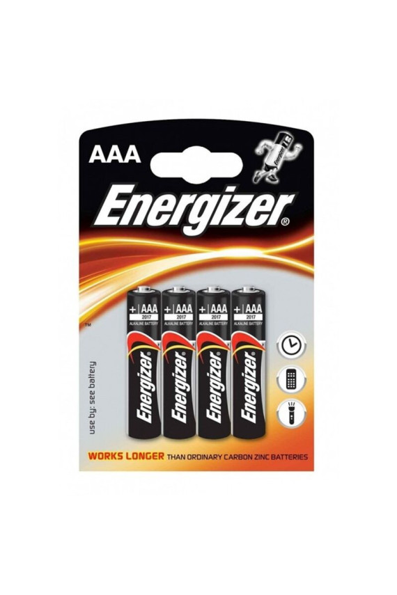 ENERGIZER - BATTERIA ALCALINA AAA LR03 *4