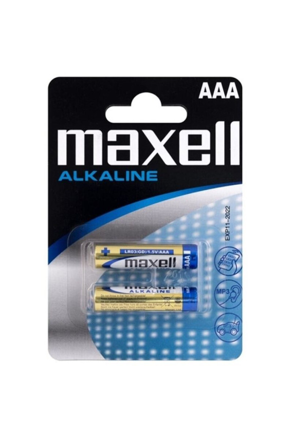 MAXELL - BATTERIA ALCALINA AAA LR03 BLISTER * 2