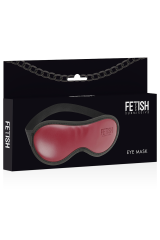 FETISH SUBMISSIVE DARK ROOM - MASCHERA VEGANA IN PELLE CON FODERA IN NEOPRENE