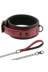FETISH SUBMISSIVE DARK ROOM - COLLANA A CATENA CON FODERA IN NEOPRENE
