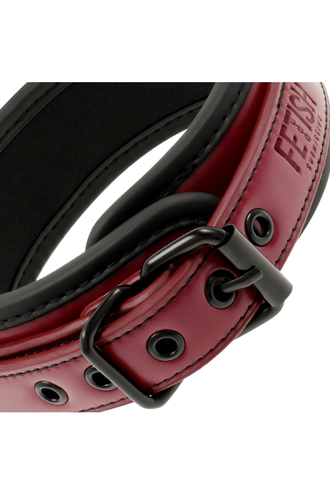 FETISH SUBMISSIVE DARK ROOM - COLLANA A CATENA CON FODERA IN NEOPRENE