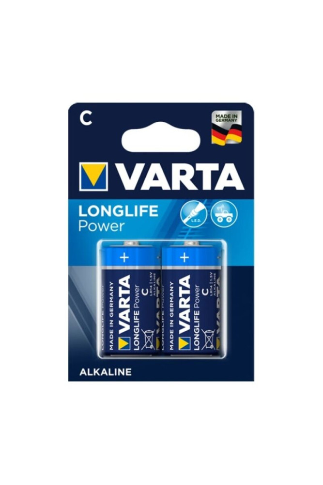 VARTA - LONGLIFE POWER BATTERIA ALCALINA C LR14 2 UNITÀ