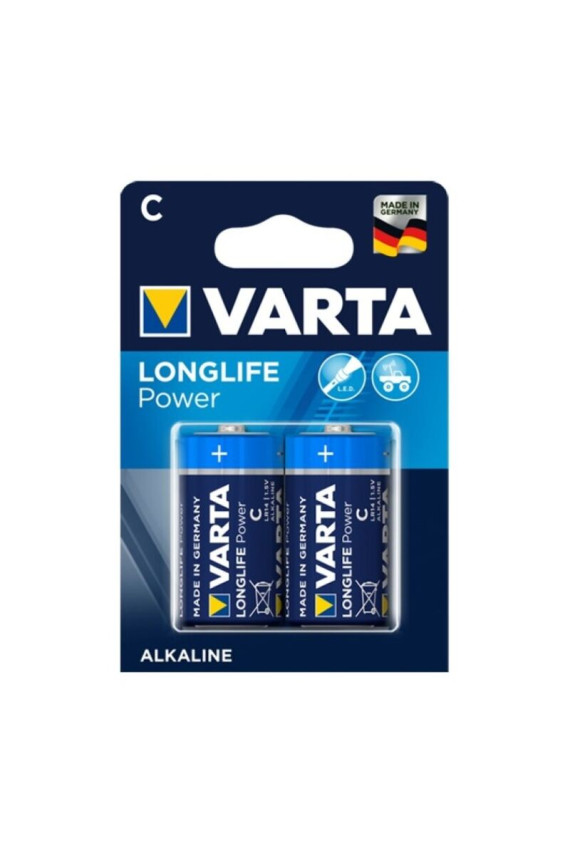 VARTA - LONGLIFE POWER BATTERIA ALCALINA C LR14 2 UNITÀ