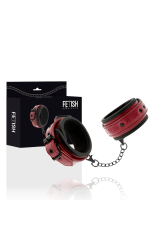 FETISH SUBMISSIVE DARK ROOM - MANETTE VEGAN IN PELLE CON FODERA IN NEOPRENE