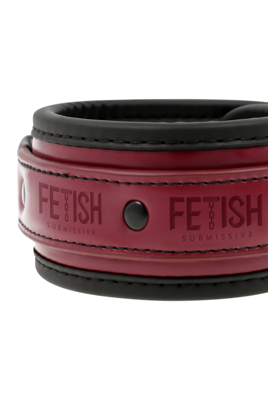 FETISH SUBMISSIVE DARK ROOM - MANETTE VEGAN IN PELLE CON FODERA IN NEOPRENE