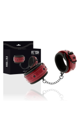 FETISH SUBMISSIVE DARK ROOM - MANETTE ALLA CAVIGLIA VEGAN IN PELLE CON FODERA IN NEOPRENE