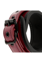 FETISH SUBMISSIVE DARK ROOM - MANETTE ALLA CAVIGLIA VEGAN IN PELLE CON FODERA IN NEOPRENE