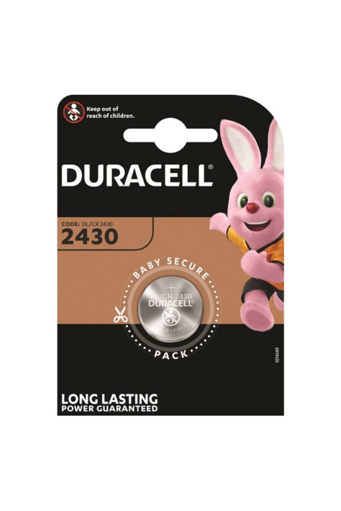 DURACELL - BATTERIA BOTTONE LITIO CR2430 3V 1 UNIT