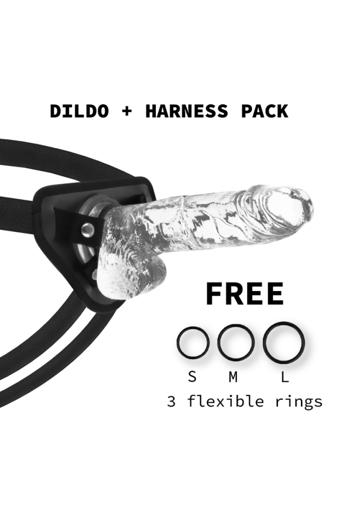 X RAY - IMBRAGATURA + CAZZO CON SFERE 22 CM -O- 4.6 CM