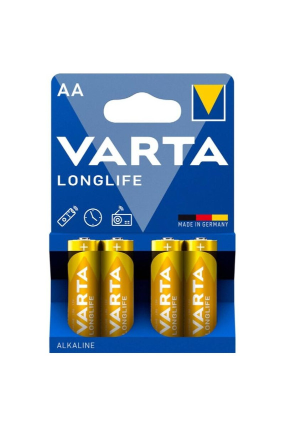 VARTA - BATTERIA ALCALINICA LONGLIFE AA LR6 BLISTER*4