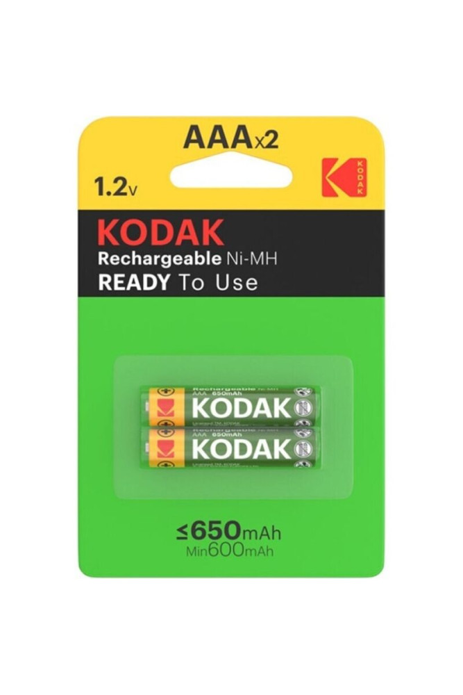 KODAK - BATTERIA RICARICABILE HR03 AAA 650mAh BLISTER*2