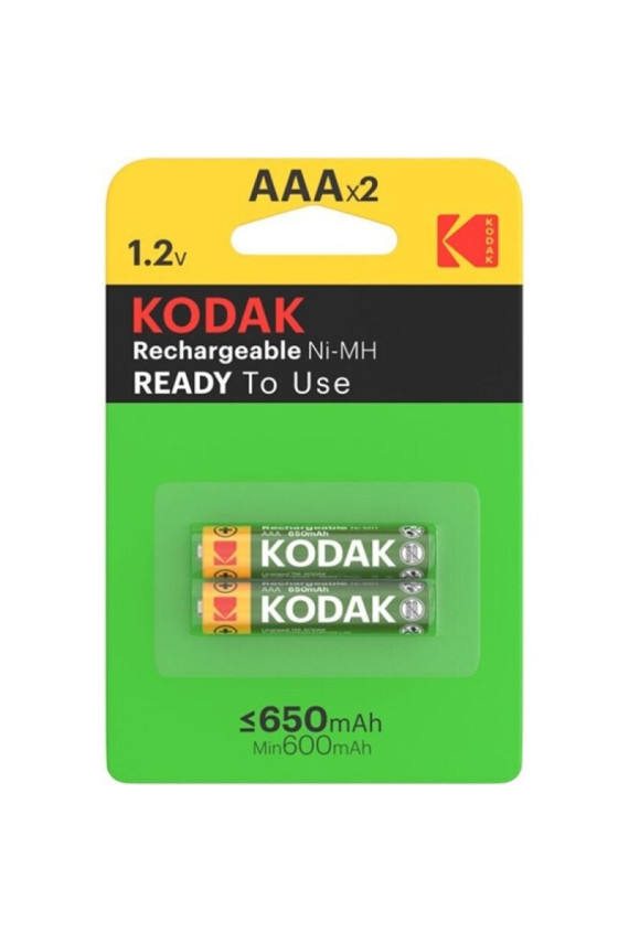 KODAK - BATTERIA RICARICABILE HR03 AAA 650mAh BLISTER*2