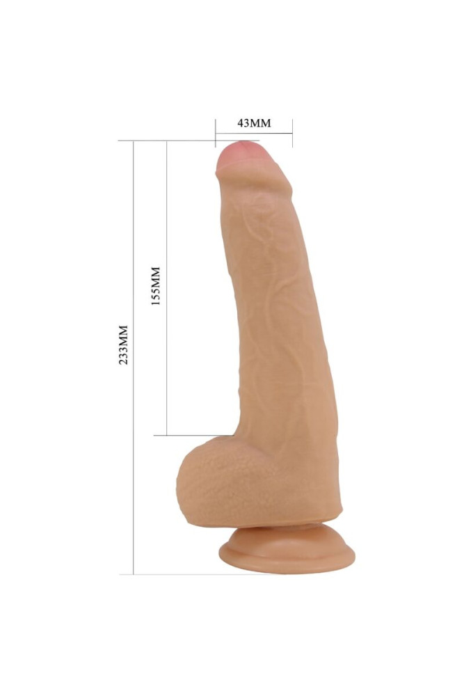 PRETTY LOVE - DRACO DILDO REALISTICO 23 CM CARNE