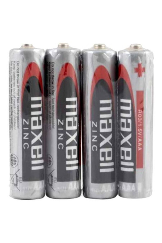 MAXELL - BATTERIA SALINA MANGANESO AAA R03 RETRATTILE*4