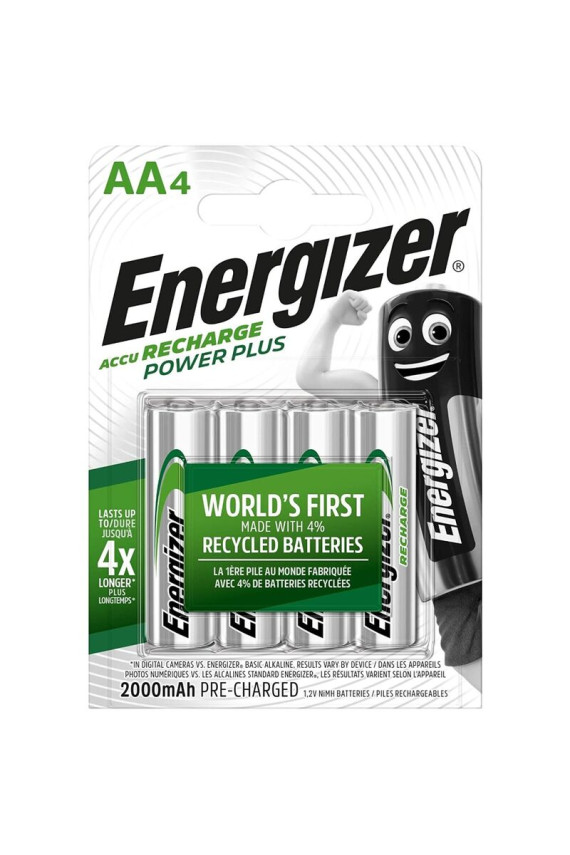ENERGIZER - BATTERIE RICARICABILI AA4 BLISTER 4